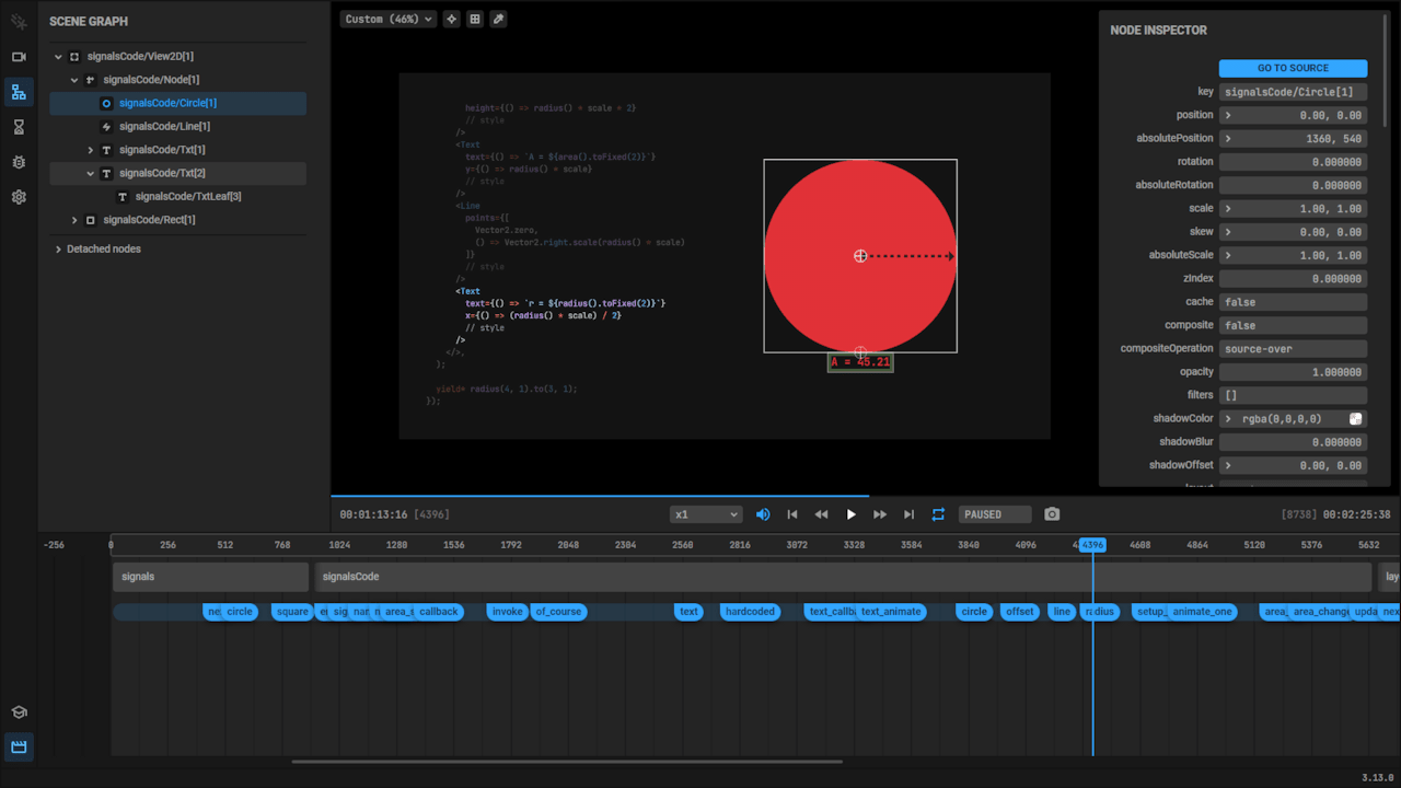 Scene Graph Tab